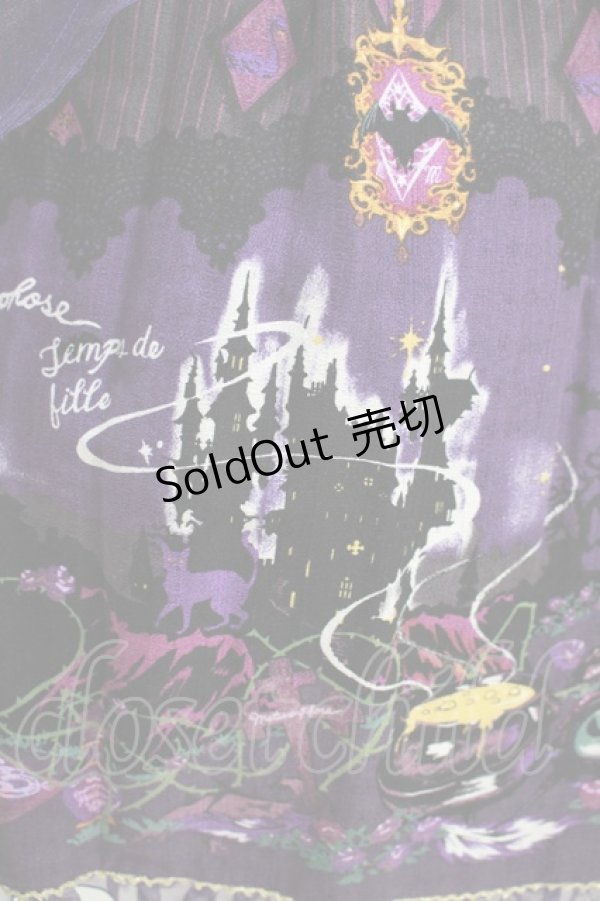 画像4: metamorphose / 魔女の森ラッパ袖ワンピース Free パープル H-25-09-13-010-ME-OP-NS-ZH (4)