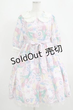 画像: Angelic Pretty / Flower Egg Gardenワンピース Free ピンク H-25-09-13-011-AP-OP-NS-ZH