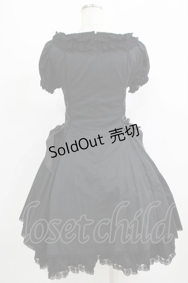 画像3: ALICE and the PIRATES / クイーンマリーワンピース Free ブラック H-25-09-13-018-PA-OP-NS-ZH (3)