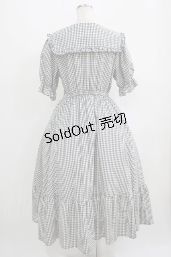 画像3: m petit by misako / AM*ギンガムCHKワンピース Free グレー H-25-09-13-020-LO-OP-NS-ZH (3)