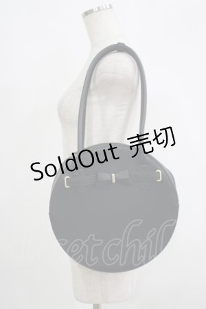 画像: m petit by misako / AMサークルリボントート  ブラック H-25-09-14-030-LO-BG-NS-ZH