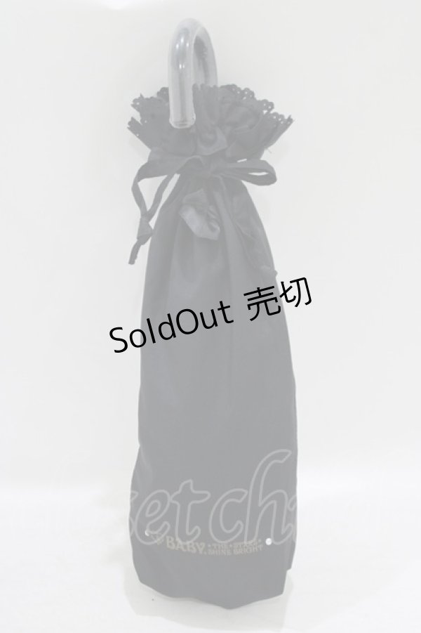 画像1: BABY,THE STARS SHINE BRIGHT / 折りたたみアンブレラ  ブラック H-25-09-14-032-BA-ZA-NS-ZH (1)