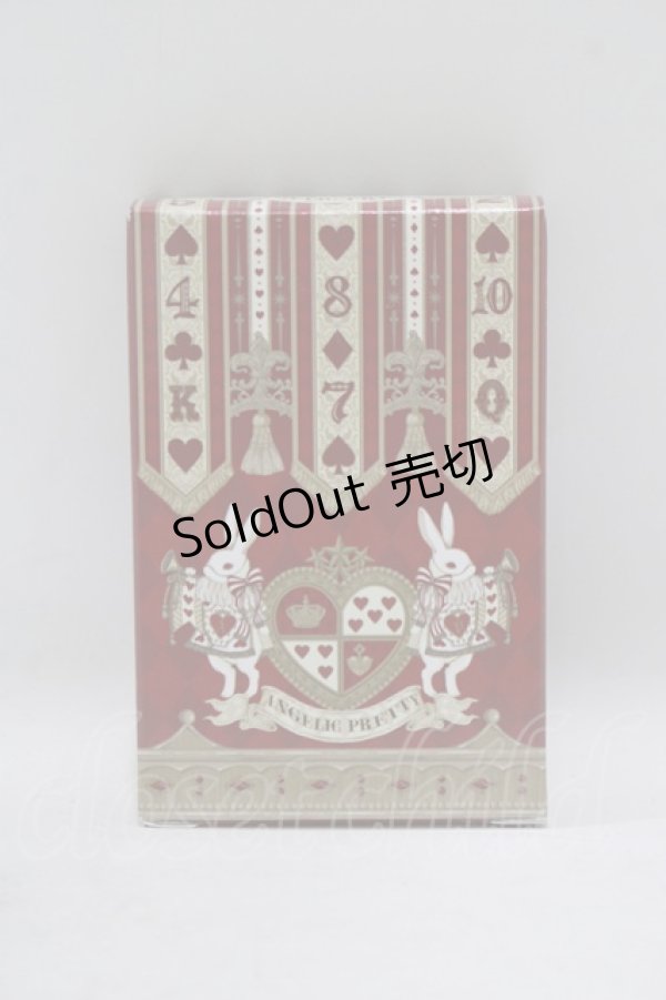 画像1: Angelic Pretty / Wonder Queen トランプ  レッド H-25-09-14-037-AP-ZA-NS-ZH (1)