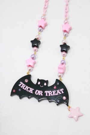画像: Angelic Pretty / Magical Trickネックレス  ブラック/ピンク H-25-09-14-047-AP-AC-NS-ZH
