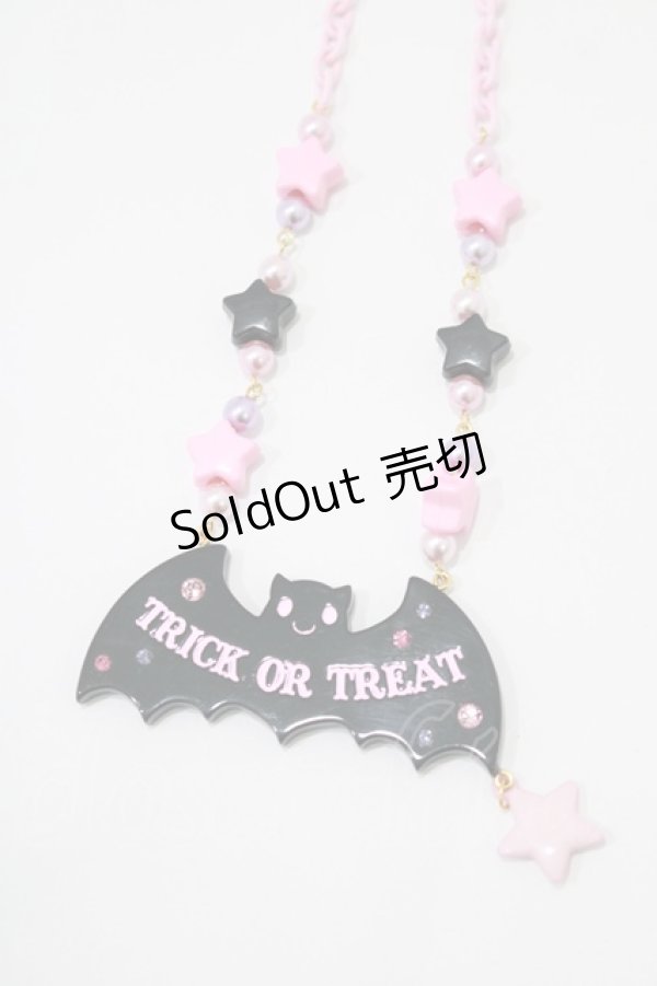 画像1: Angelic Pretty / Magical Trickネックレス  ブラック/ピンク H-25-09-14-047-AP-AC-NS-ZH (1)