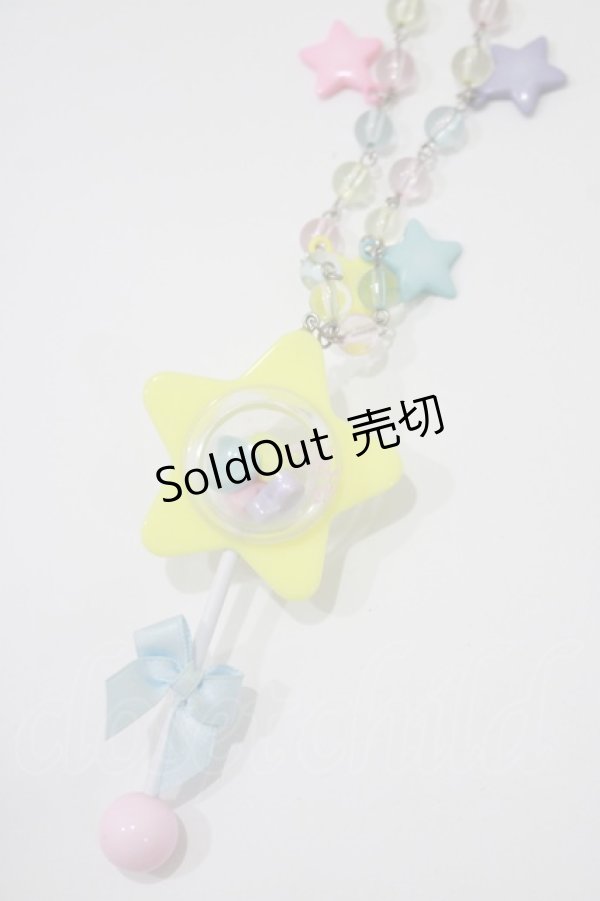 画像1: Angelic Pretty / DreamyベビールームStar Toyネックレス  イエロー H-25-09-14-049-AP-AC-NS-ZH (1)