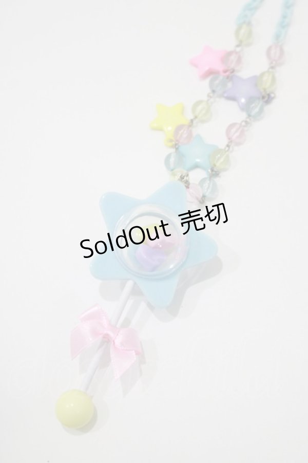 画像1: Angelic Pretty / DreamyベビールームStar Toyネックレス  サックス H-25-09-14-050-AP-AC-NS-ZH (1)