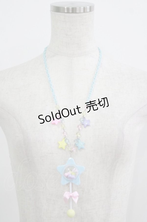 画像2: Angelic Pretty / DreamyベビールームStar Toyネックレス  サックス H-25-09-14-050-AP-AC-NS-ZH (2)