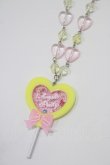 画像1: Angelic Pretty / ハートロリポップネックレス  イエロー H-25-09-14-053-AP-AC-NS-ZH (1)