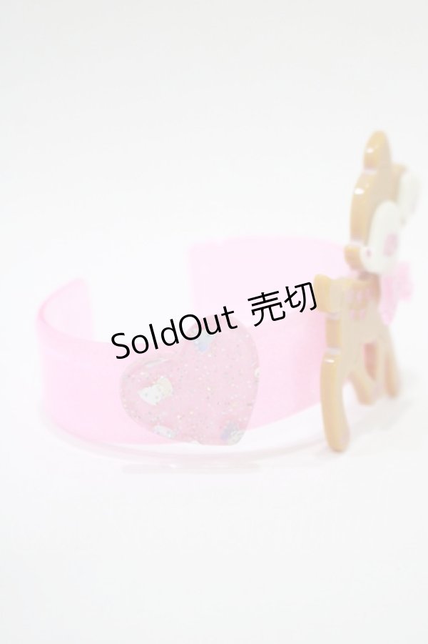 画像2: Angelic Pretty / 小鹿のミルキーちゃんバングル  ピンク H-25-09-14-065-AP-AC-NS-ZH (2)