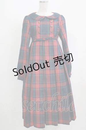画像: FLC / MINA*タータンチェックワンピース S グリーン H-25-09-14-006-LO-OP-NS-ZH
