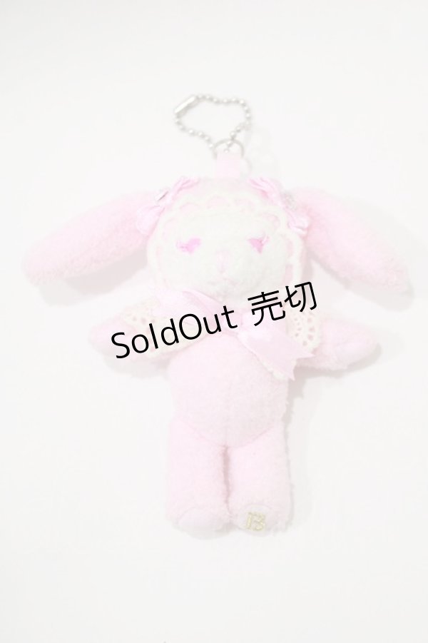 画像1: BABY,THE STARS SHINE BRIGHT / うさくみゃキーホルダー  ピンク H-25-09-14-070-BA-ZA-NS-ZH (1)