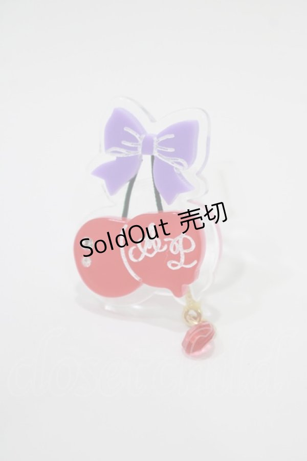 画像1: Angelic Pretty / ドレンチェリーリング  ラベンダー H-25-09-14-072-AP-AC-NS-ZH (1)