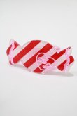 画像1: Angelic Pretty / ストライプCandyリング Free オフ/レッド H-25-09-14-074-AP-AC-NS-ZH (1)