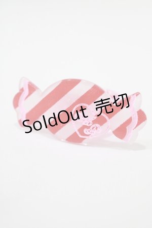 画像: Angelic Pretty / ストライプCandyリング Free オフ/レッド H-25-09-14-074-AP-AC-NS-ZH