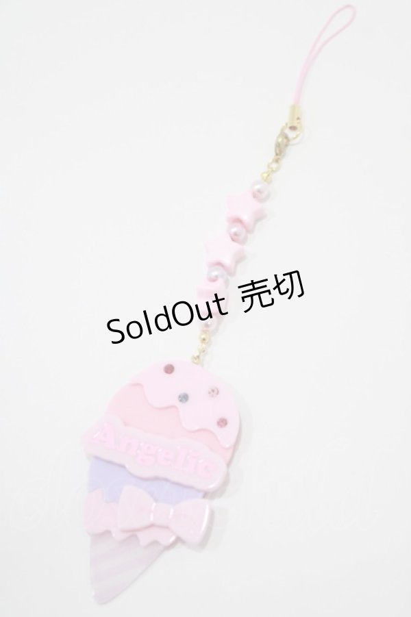 画像1: Angelic Pretty / とろけちゃうアイスくんストラップ【木村優 × Angelic Pretty】  ピンク H-25-09-14-076-AP-ZA-NS-ZH (1)