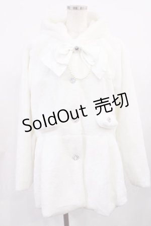 画像: Lovely Tency / 眞白ありすコラボ/うさみみファーコート L オフ H-25-09-14-1034-LO-CO-NS-ZH