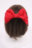 画像1: Angelic Pretty / サテンリボンバレッタ  レッド H-25-09-14-1041-AP-AC-NS-ZH (1)