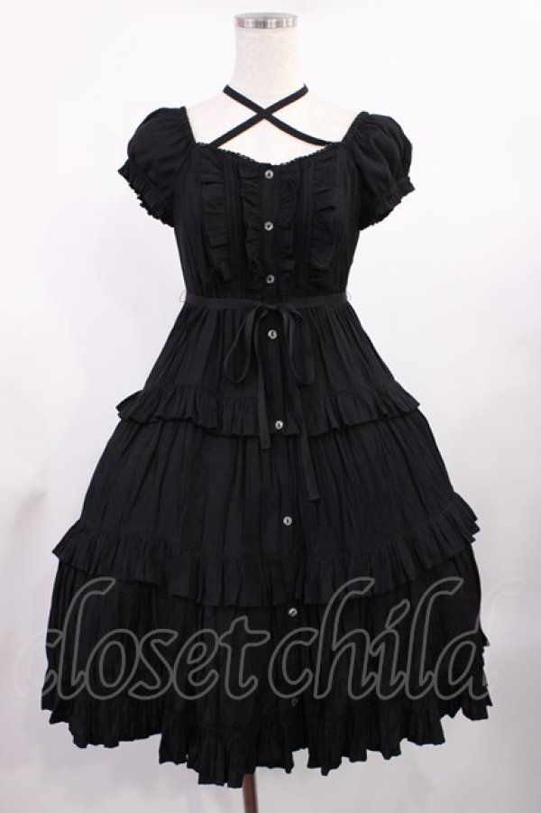 画像1: Victorian maiden / ヘンリエッタブラウスワンピース FREE ブラック H-25-09-14-1006-CL-OP-YZ-ZH (1)