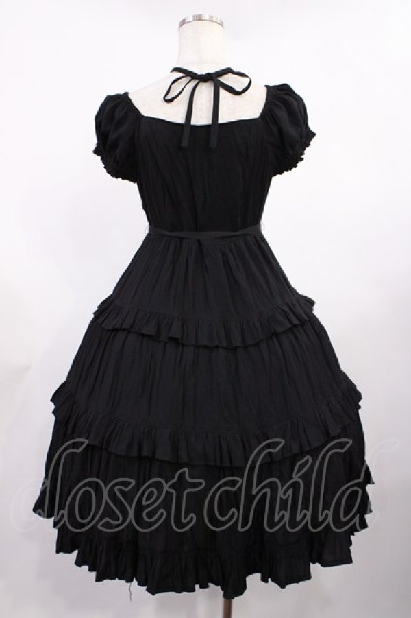victorian maiden ワンピース ブラック Victorian maiden / ヘンリエッタブラウスワンピース FREE