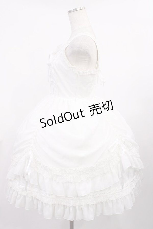 画像2: Angelic Pretty / シフォンドレープジャンパースカート Free オフ H-25-09-14-1002-AP-OP-NS-ZH (2)