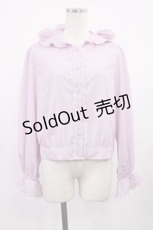 画像: LODISPOTTO / フリルフードブラウス M ピンク H-25-09-14-1031-LO-BL-NS-ZH
