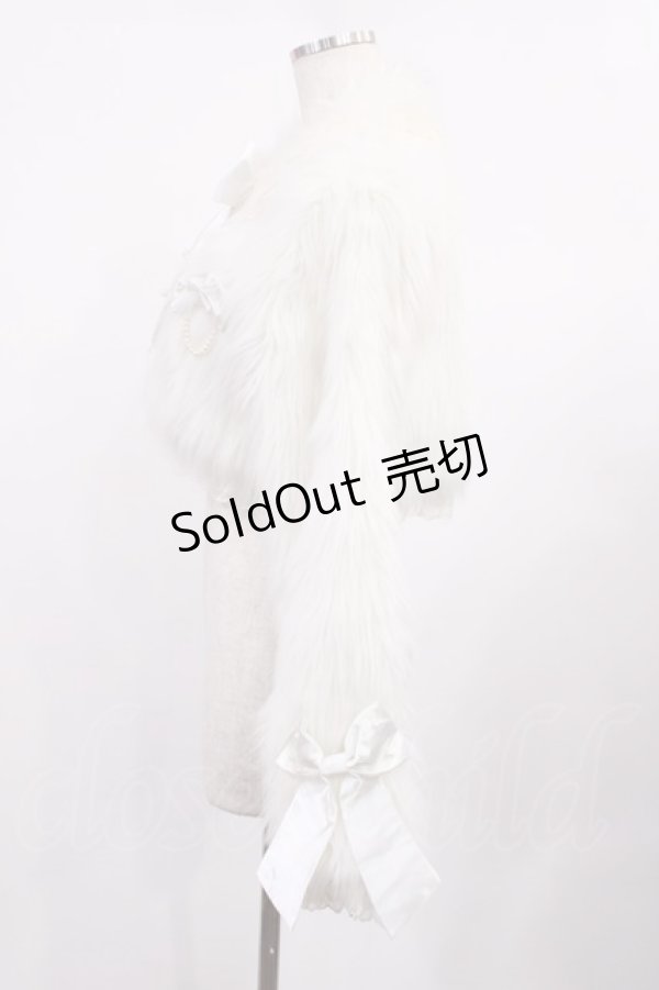 画像2: Angelic Pretty / Prettyリボンファーボレロ Free オフ H-25-09-14-1033-AP-JA-NS-ZH (2)