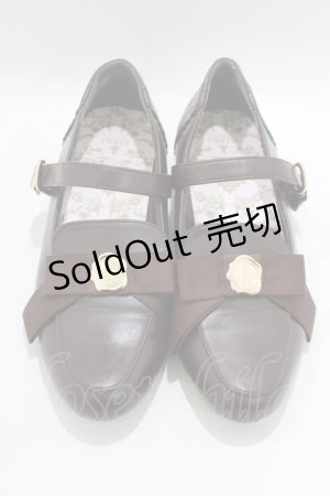 画像: m petit by misako / AMPUリボンPPS L ブラウン H-25-09-14-081-LO-SH-NS-ZH