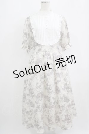画像: m petit by misako / トワルドジュイワンピース L オフ H-25-09-14-009-LO-OP-NS-ZH