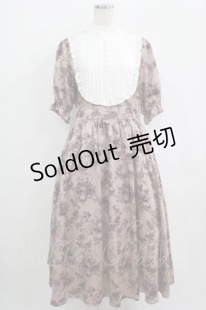 画像: m petit by misako / トワルドジュイワンピース L ピンク H-25-09-14-010-LO-OP-NS-ZH