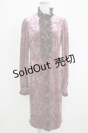 画像: Hoshibako Works / ベルベットブラウスワンピース Free KM H-25-09-14-015-LO-OP-NS-ZH