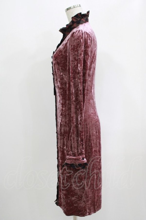 画像2: Hoshibako Works / ベルベットブラウスワンピース Free KM H-25-09-14-015-LO-OP-NS-ZH (2)