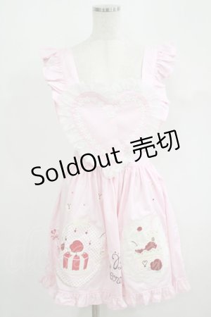 画像: BABY,THE STARS SHINE BRIGHT / Sweet Cake Factory エプロン Free ピンク H-25-09-14-016-BA-OP-NS-ZH