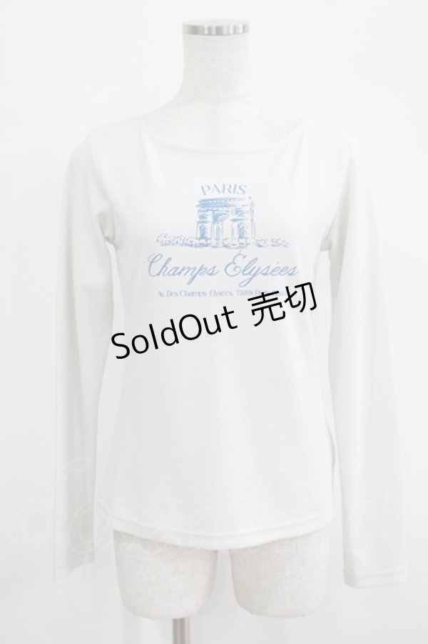 画像1: an another angelus / シャンゼリゼ通りプリントロンT Free L/GRAY H-25-09-14-023-CA-TS-NS-ZH (1)