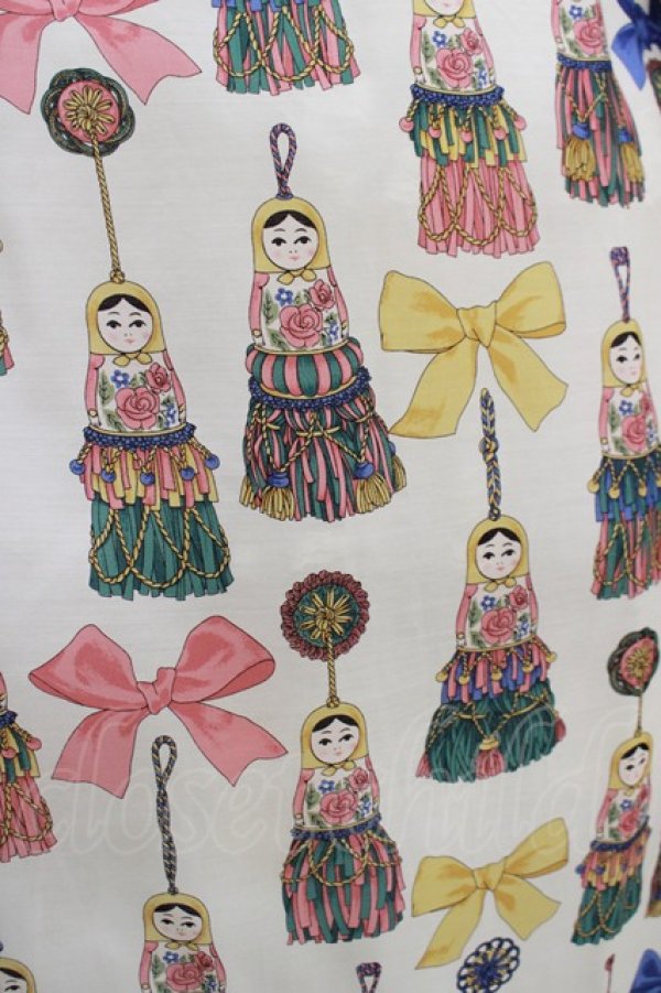 画像4: Jane Marple / Little tassel dollsレースカラードレス M アイボリー H-25-09-16-002-JM-OP-KB-ZH (4)