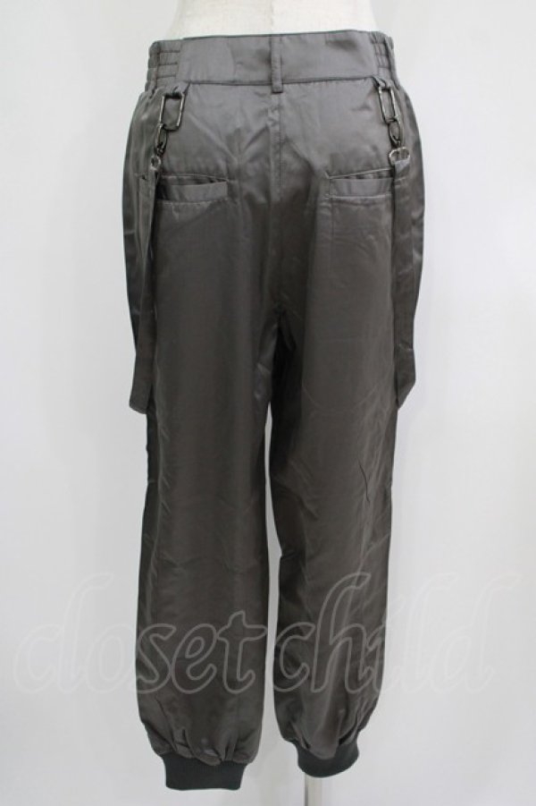 画像3: Ozz conte / 刺繍ベルトパンツ  グレー H-25-09-16-036-OO-PA-KB-ZH (3)