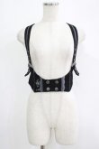 画像1: Ozz oneste / 薔薇刺繍ハーネス  黒 H-25-09-16-045-OO-TO-KB-ZH (1)