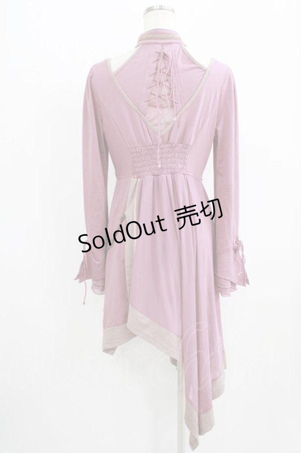 画像3: Ozz oneste / 鳳凰刺繍チェーン付きチュニック  モーヴピンク H-25-09-16-049-OO-TO-KB-ZH (3)