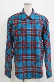 画像1: MILKBOY / CHECKED SHIRTS  ブルー×レッドチェック H-25-09-16-052-MB-BL-KB-ZH (1)