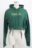 画像1: MILK / MILKショートフーディ  グリーン×マスタード H-25-09-16-059-ML-TO-KB-ZH (1)