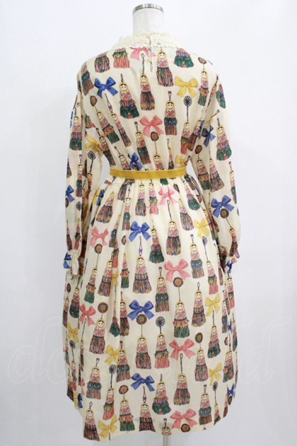 画像3: Jane Marple / Little tassel dollsレースカラードレス M アイボリー H-25-09-16-002-JM-OP-KB-ZH (3)