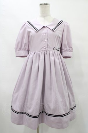 画像: MILK / Sailor puffワンピース  ラベンダーピンク H-25-09-17-1031-ML-OP-KB-ZH