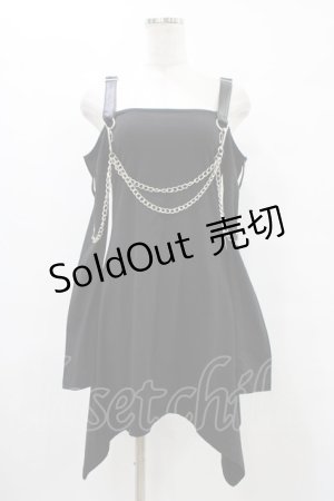 画像: KILL STAR / Pleasure & Chain Dress S 黒 H-25-09-17-1035-SL-OP-KB-ZH