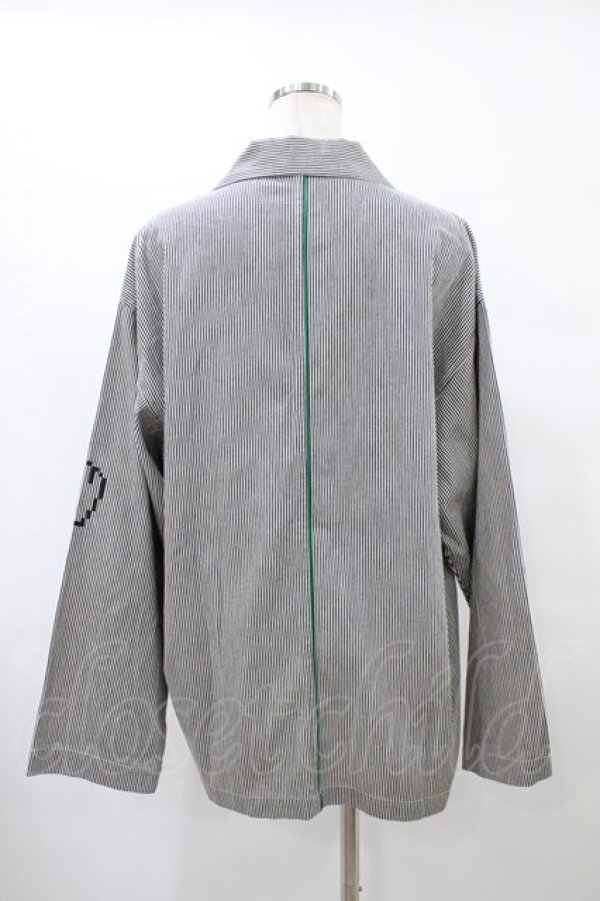 画像2: MILKBOY / コットンダブルジャケット  紺ストライプ H-25-09-17-1047-MB-JA-KB-ZH (2)