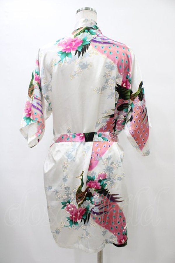 画像2: anonenone / 和柄羽織  白 H-25-09-17-1048-PU-TO-KB-ZT154 (2)