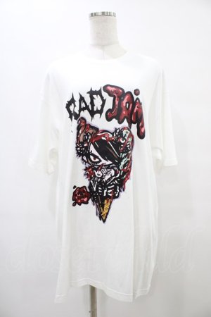 画像: HYPER CORE / RAD JAMコラボレーションTシャツ  白 H-25-09-17-1049-PU-TO-KB-ZH
