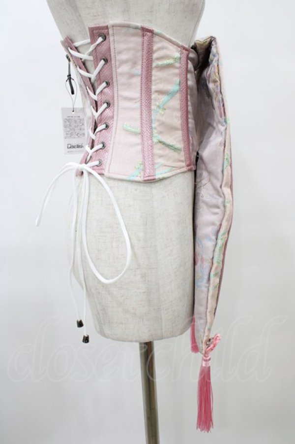 画像3: Qutie Frash / 花魁コルセット  ピンク H-25-09-17-1010-QU-ZA-KB-ZH (3)