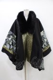 画像1: Qutie Frash / ポンチョコート  ブラック H-25-09-17-1012-QU-CO-KB-ZH (1)