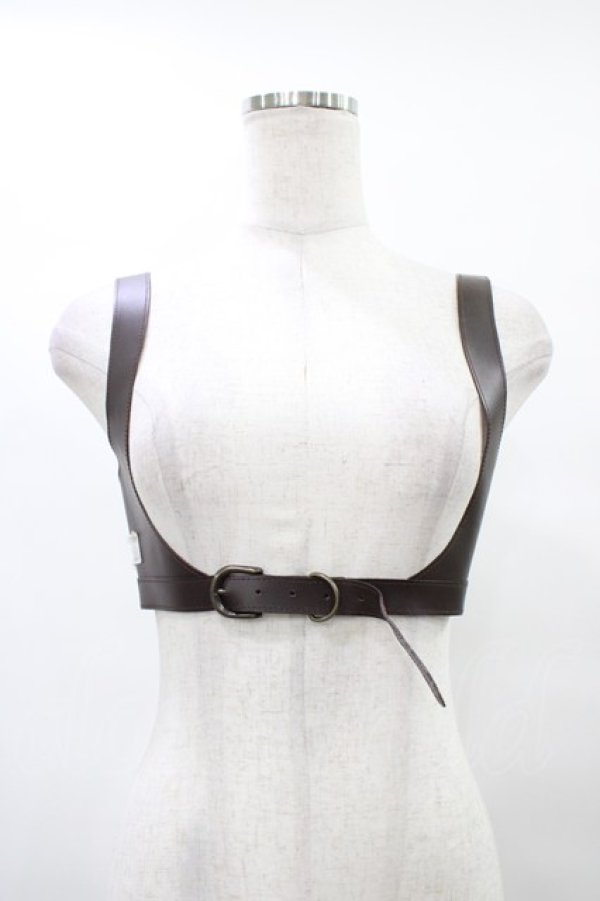 画像1: alice auaa / レザーブラ  ブラウン H-25-09-17-1024-AA-TO-KB-ZH (1)