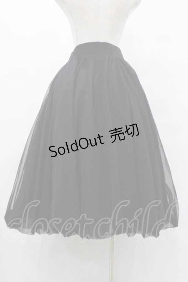 画像2: Na+H / hmバルーンスカート  黒 H-25-09-17-1028-PU-SK-KB-ZH (2)